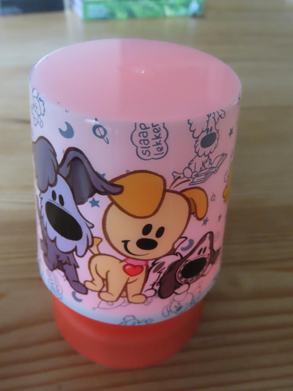 Druk nachtlampje van Woezel en Pip