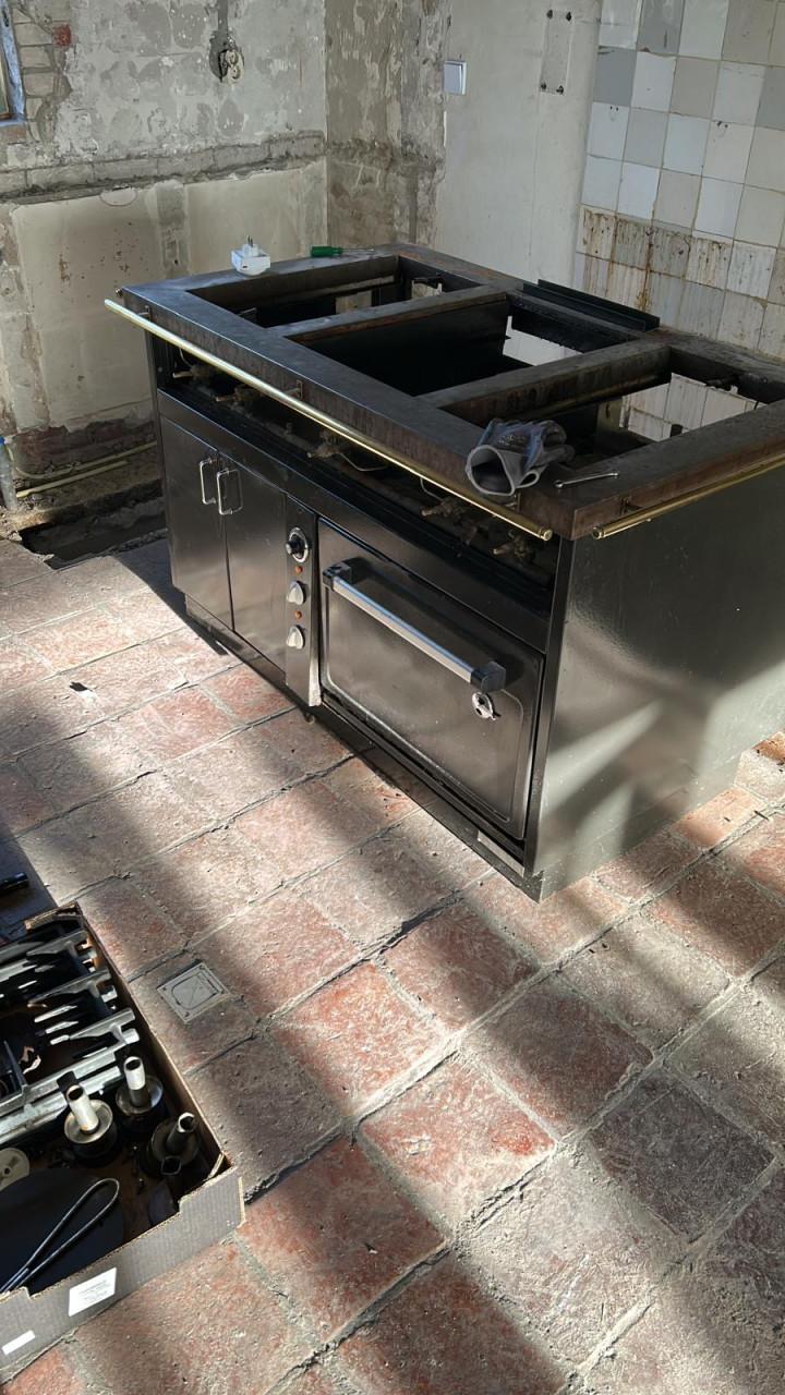 Professioneel gasfornuis