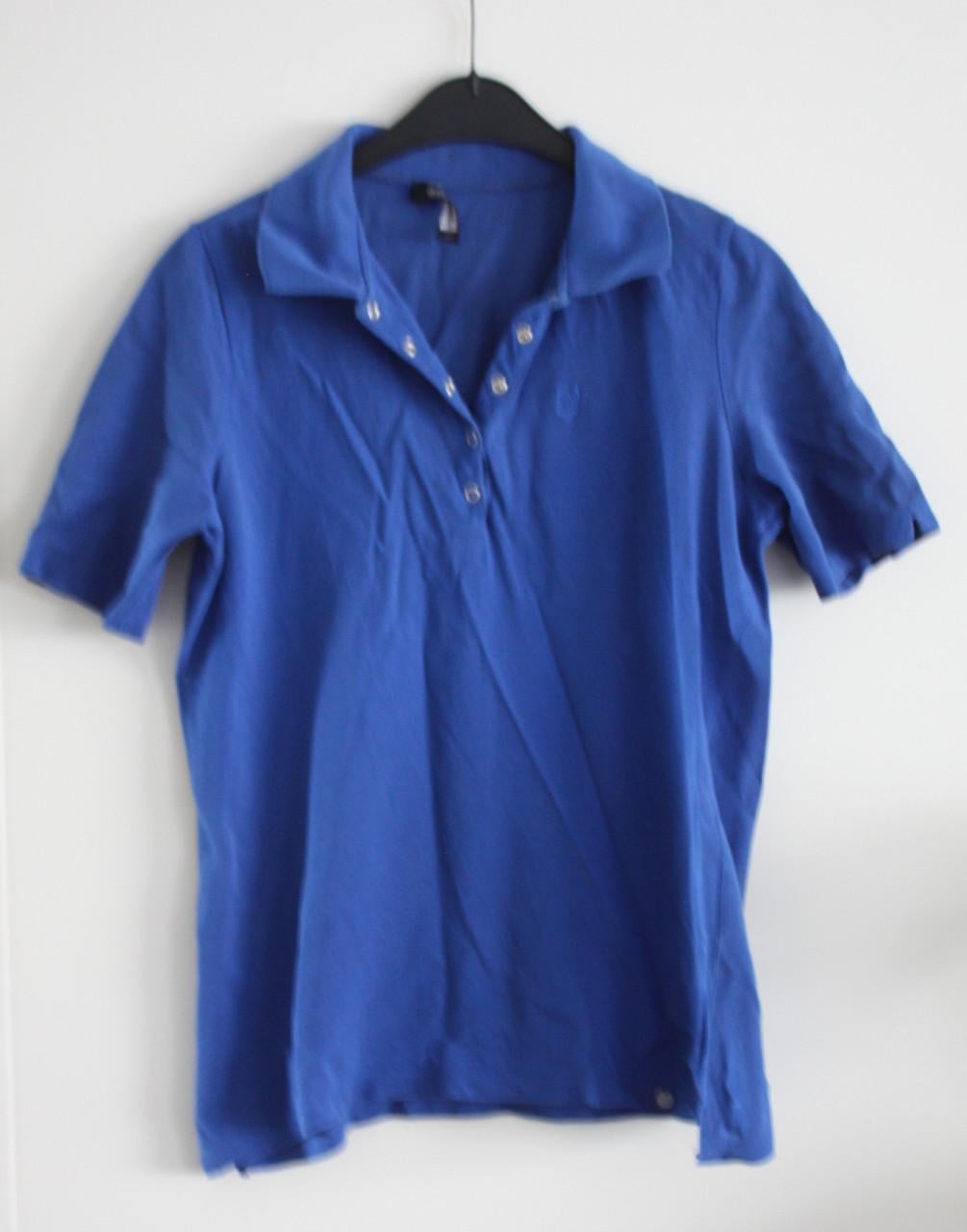 Blauwe polo shirt maat 40