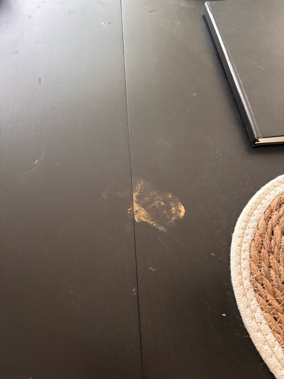 Zwarte tafel 6/10 personen