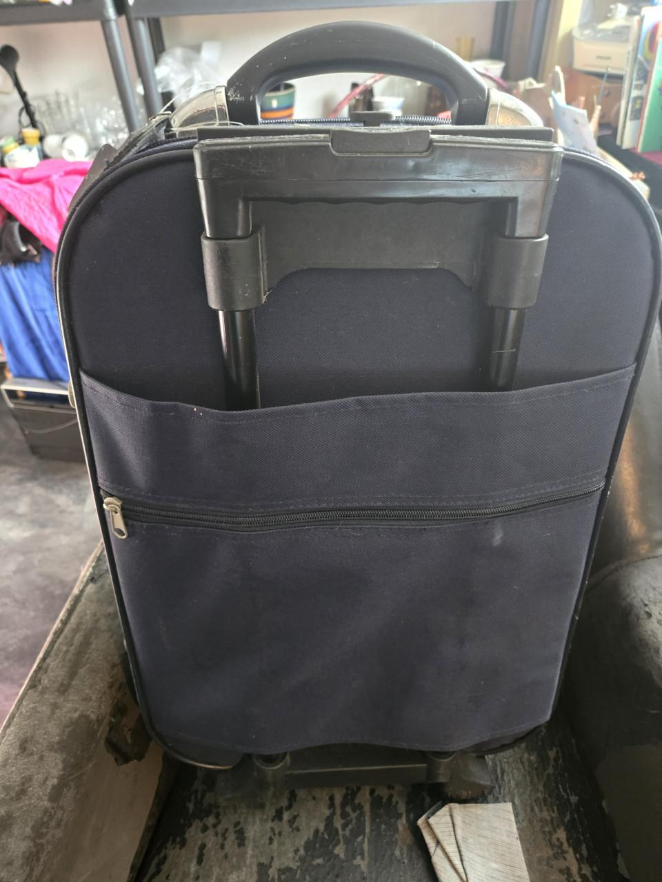 Trolley/koffer  L56xB36XD20 cm Donkerblauw