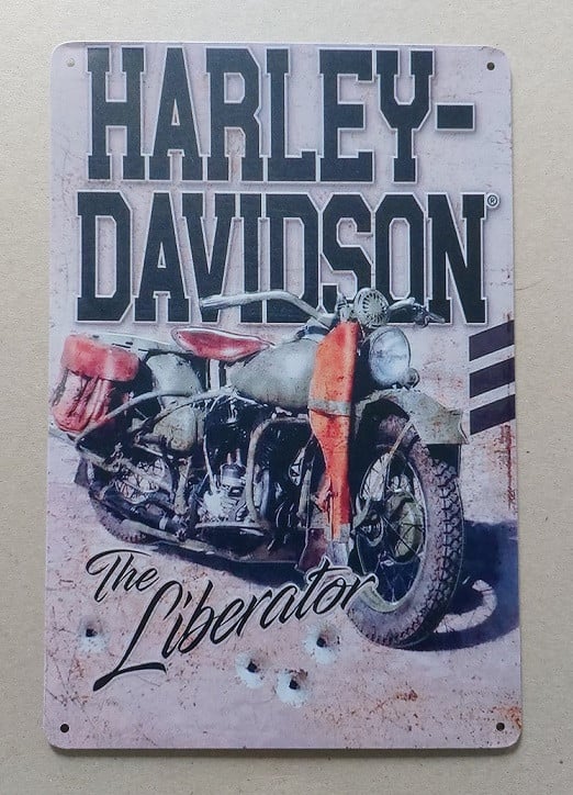 Harley Davidson Metalen Borden