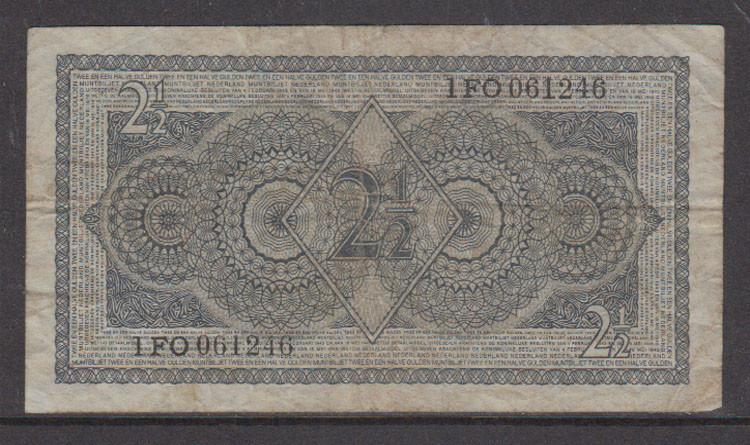 Nederland 2½ Gulden 1949 type 16-1b