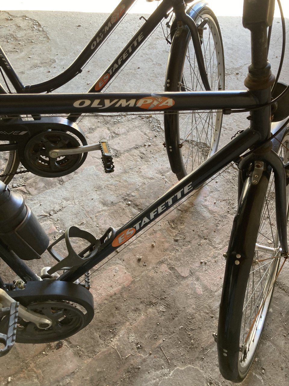 Setje sportieve Olympia heren/damesfiets