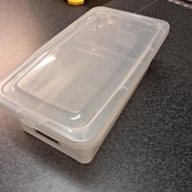 35 opbergboxen met deksel transparant