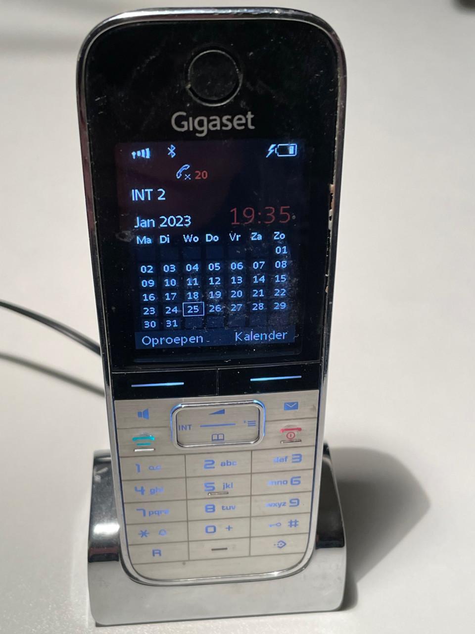 Draadloze deurbeltelefoon DECT met losse handset