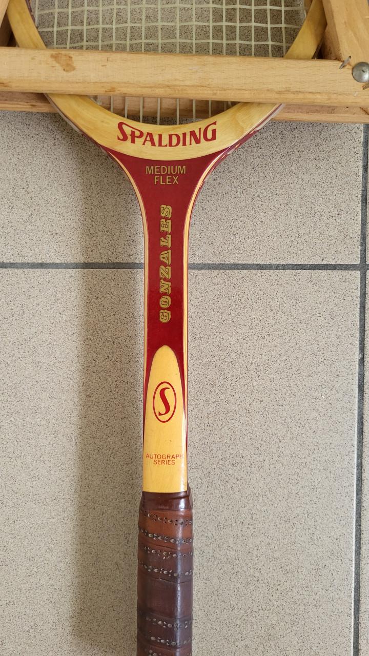 Vintage Spalding Gonzales Medium Flex tennis racket