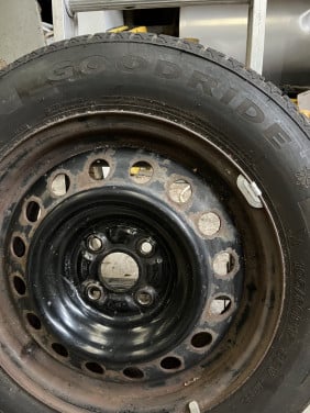 4x Allseason banden met velg