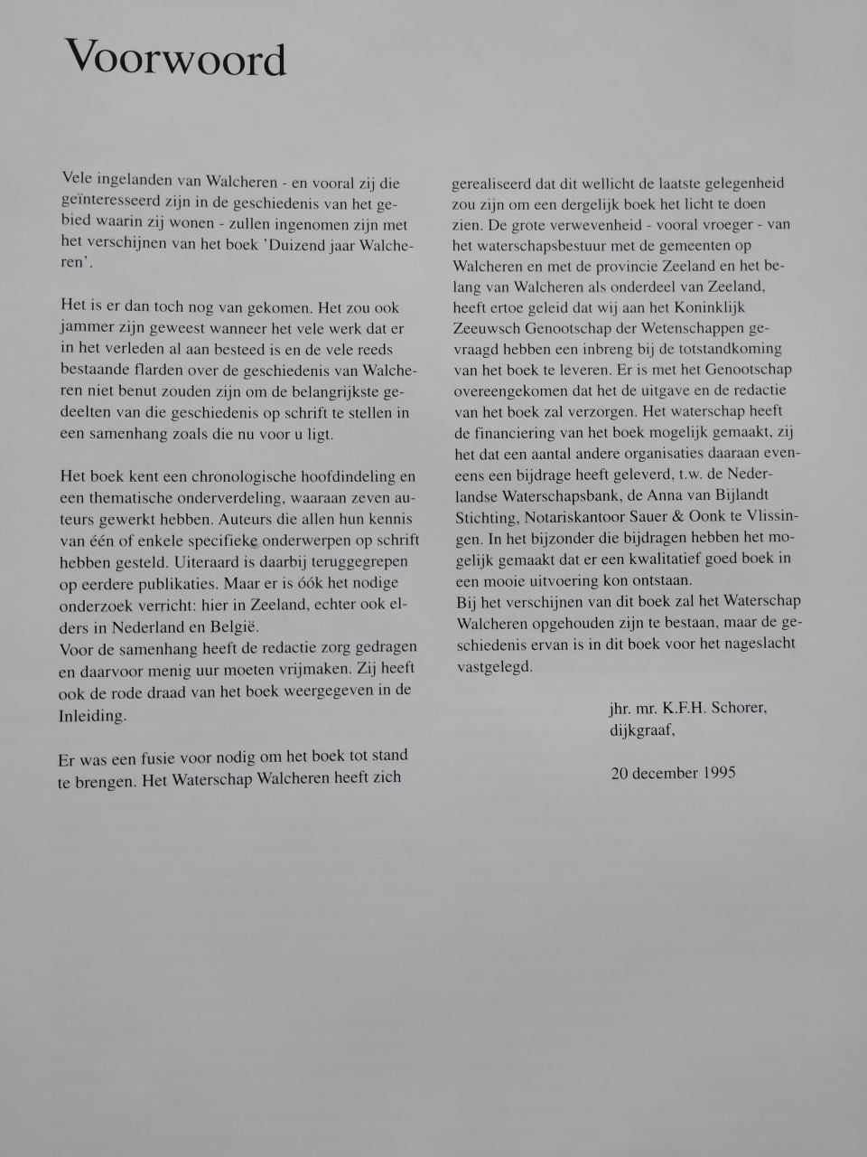 Duizend jaar Walcheren.