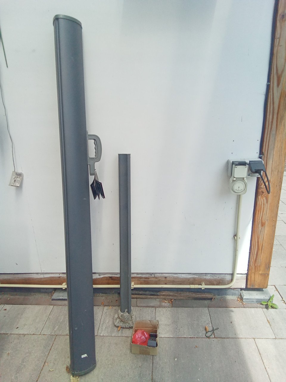 Windscherm nieuw met toebehoren