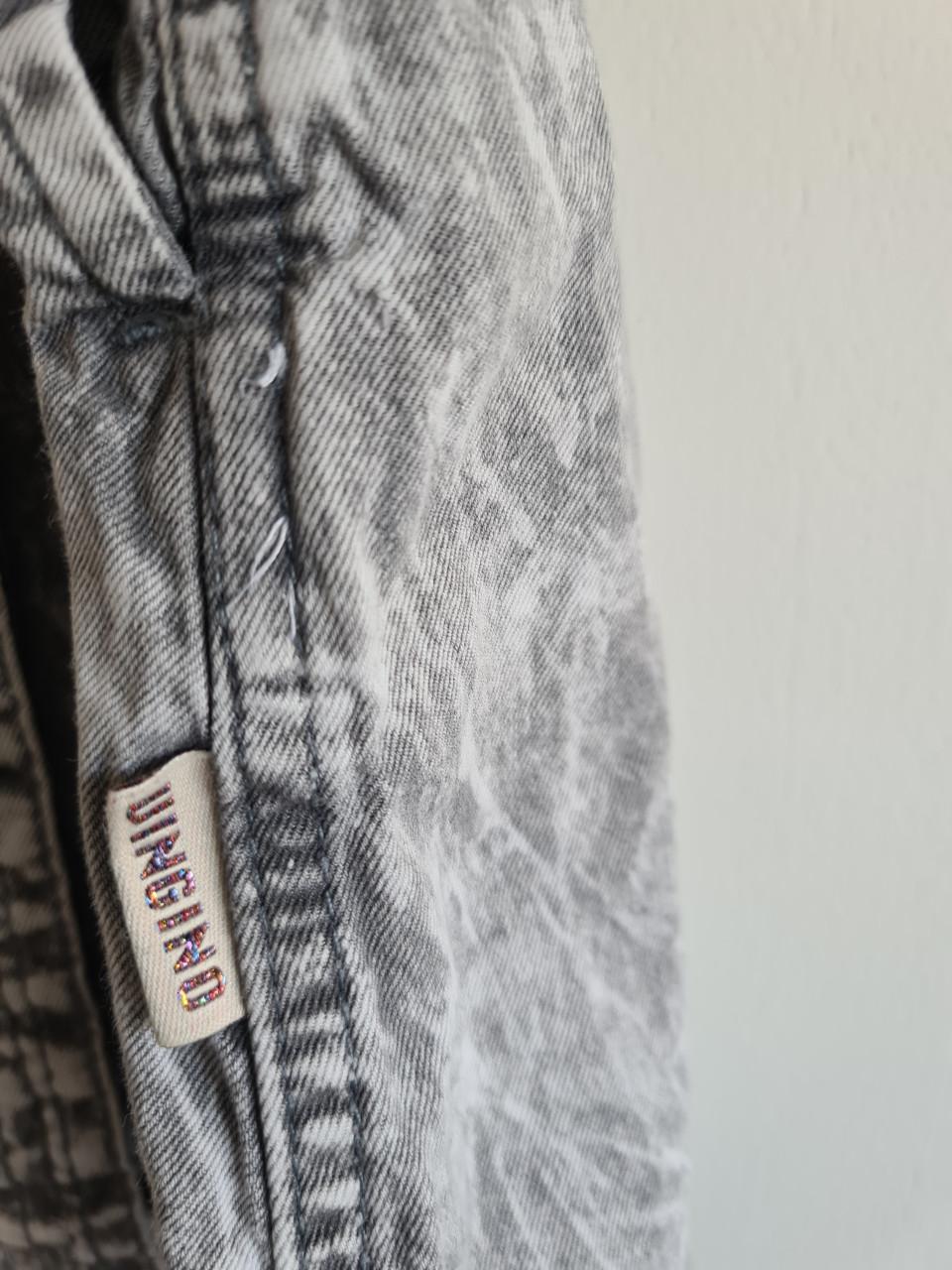 Vingino grijs spijkerstof jurkje  Maat 134-140