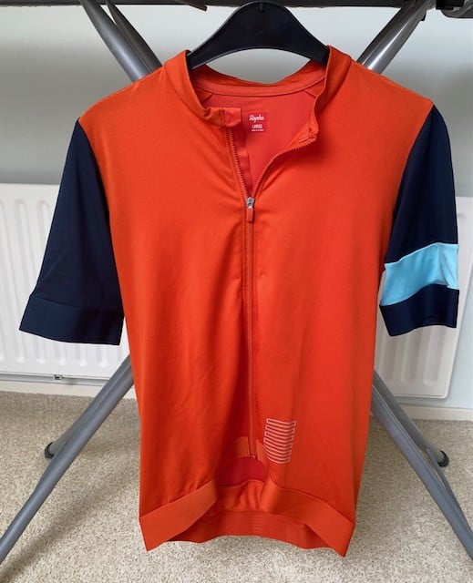 Rapha | Men's Pro Team Training Jersey Dark Orange Navy | L