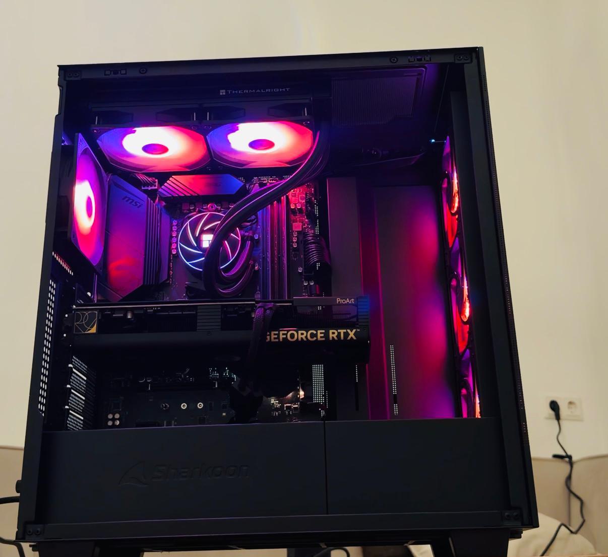 High END! Monster Gaming PC | watergekoelde Ryzen - RTX 4070 TI 12GB