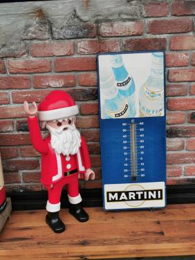 ORIGINELE METALEN MARTINI THERMOMETER