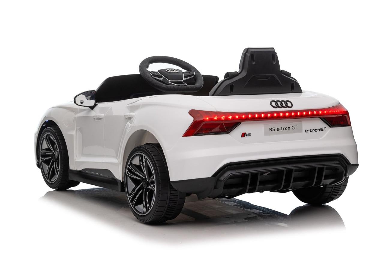 Elektrische Kinderauto 12v - Audi-RS E-Tron GT | Wit