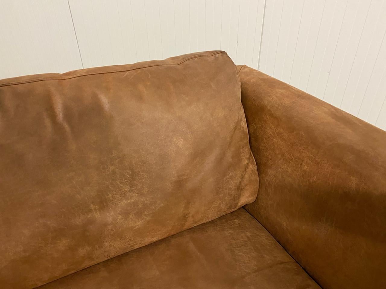 Swede Cognac Hoekbank – Premium Comfort – Gratis Levering NL & BE