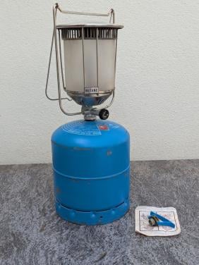 Gasfles Camping gaz 907 met lamp