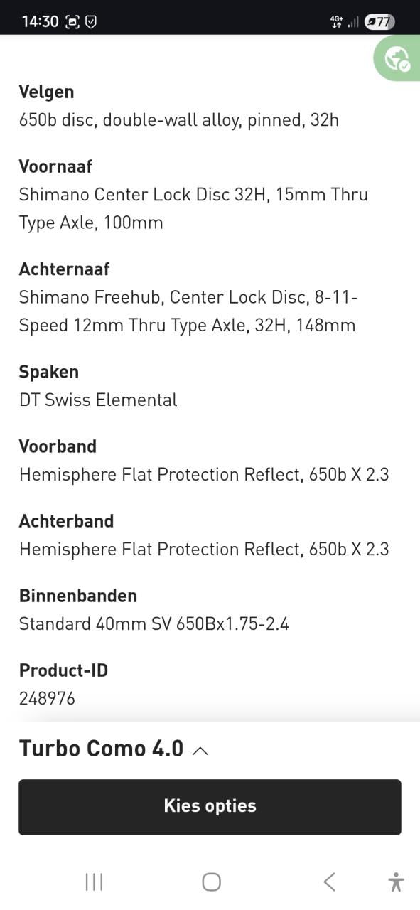 Spezialized Como 4.0 NB e Bike