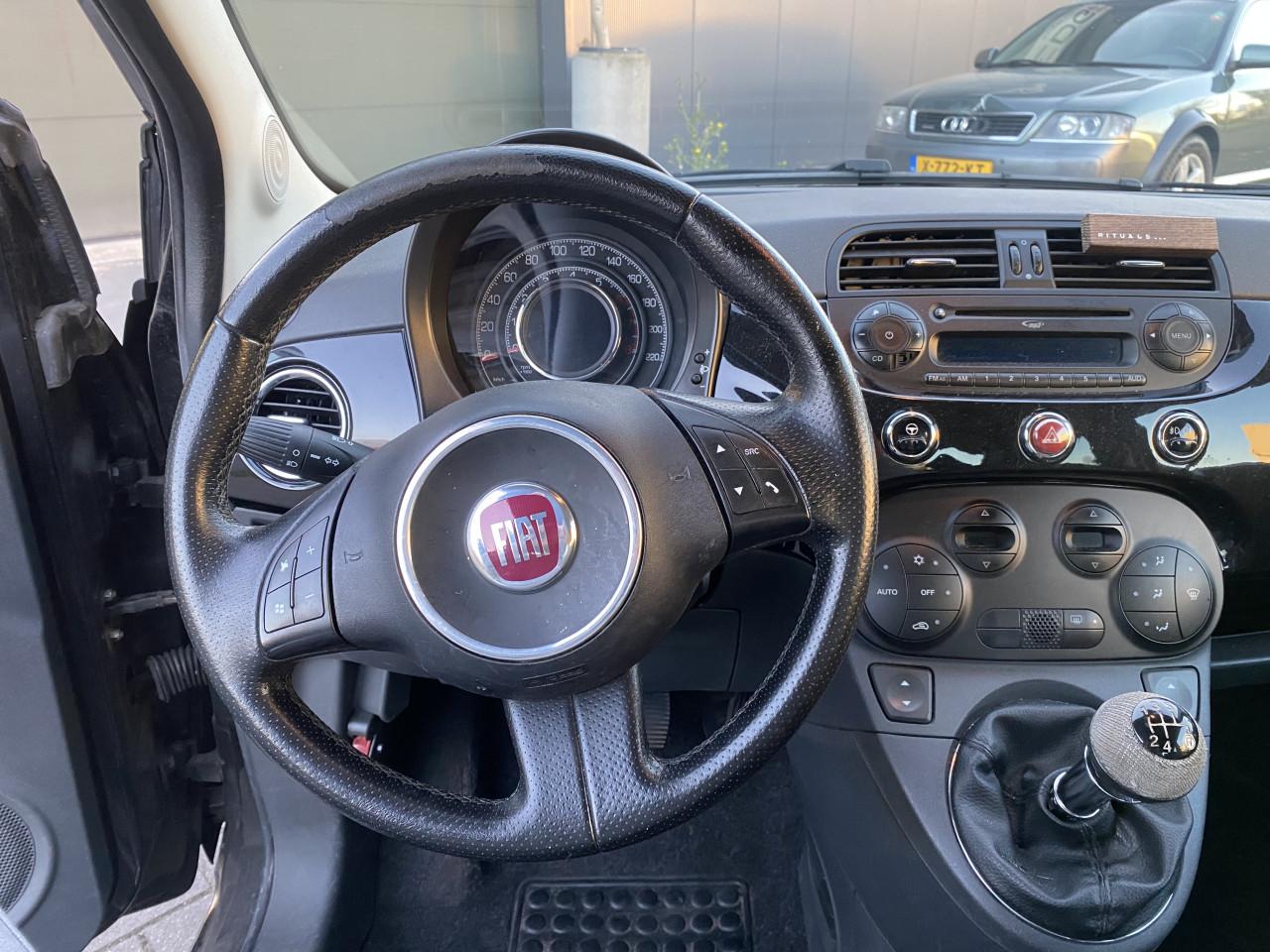 Fiat 500 1.2 C 2008 Zwart | NAP