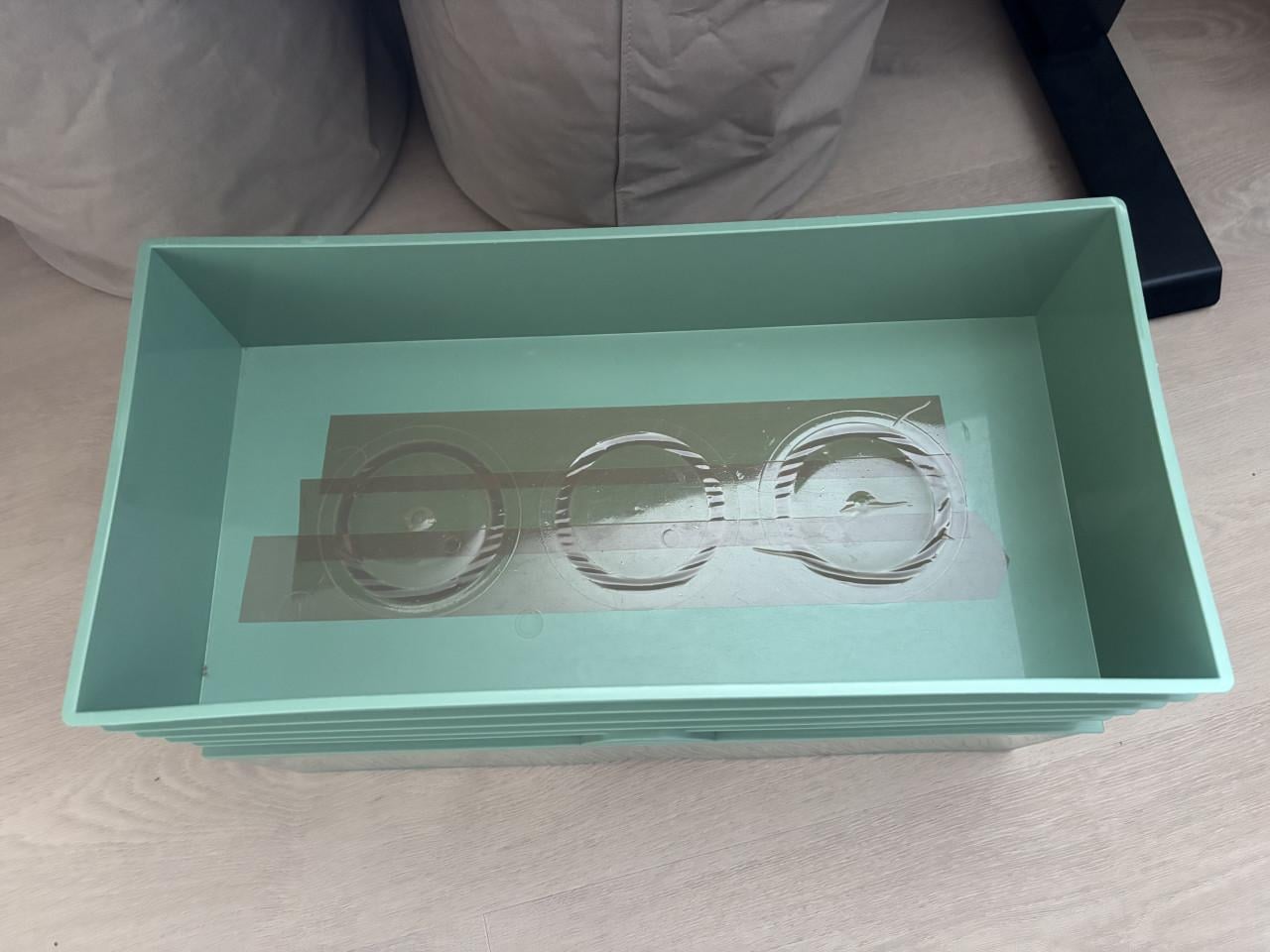 2 opbergbakken voor Lego
