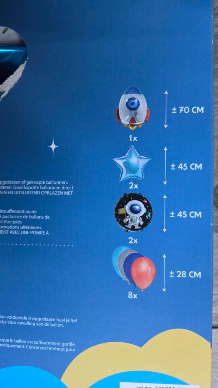 🎈Space Ballonnen Set 13-delig.