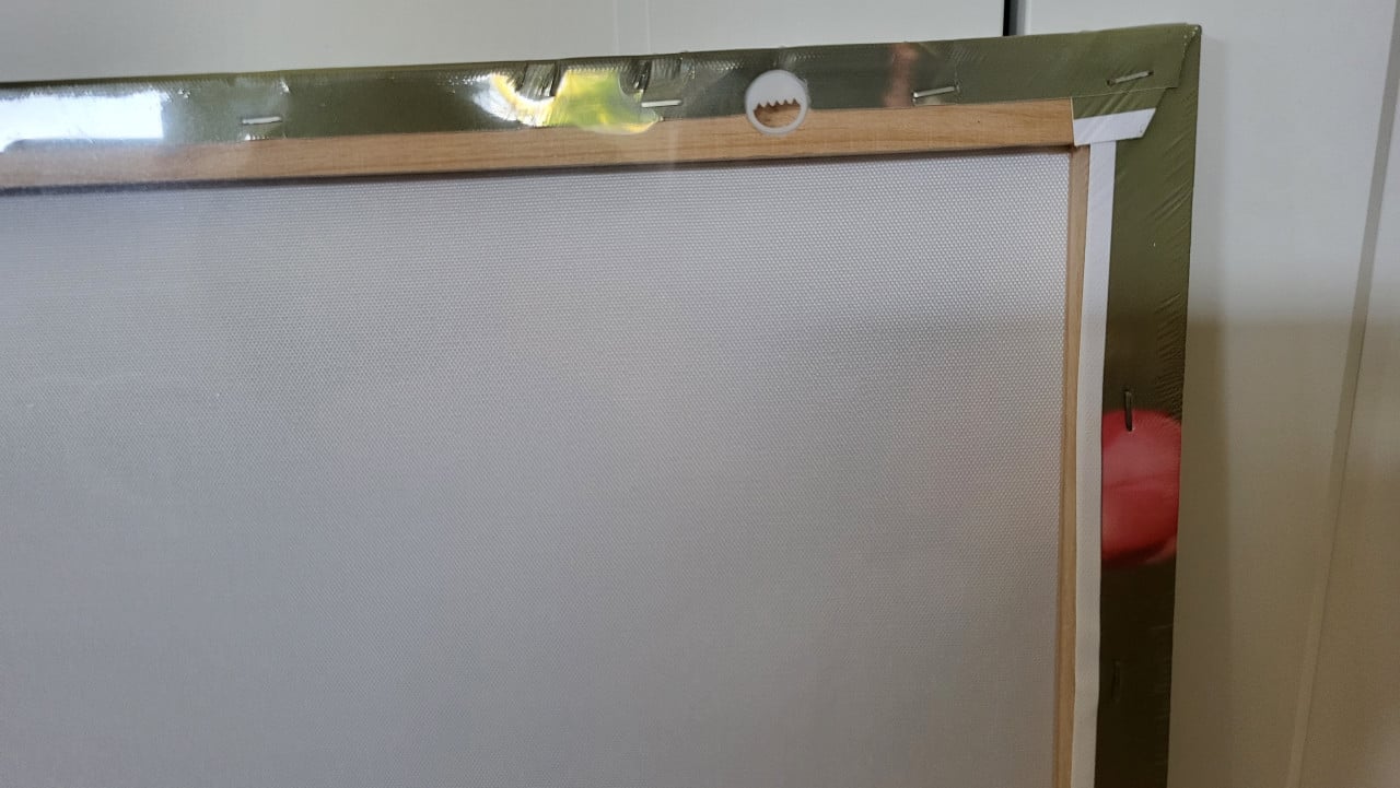 Buitencanvas pimpelmees 58 x 58 cm - NIEUW