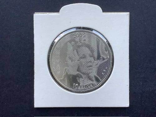 Beatrix, 10 euro 2005 “Jubileum munt” , zilver.