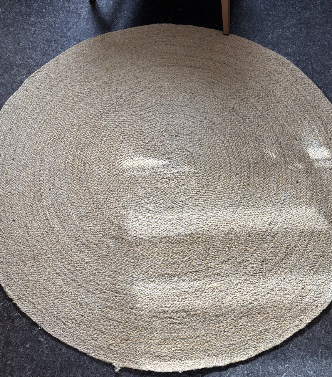 Vloerkleed - rond - jute - €10