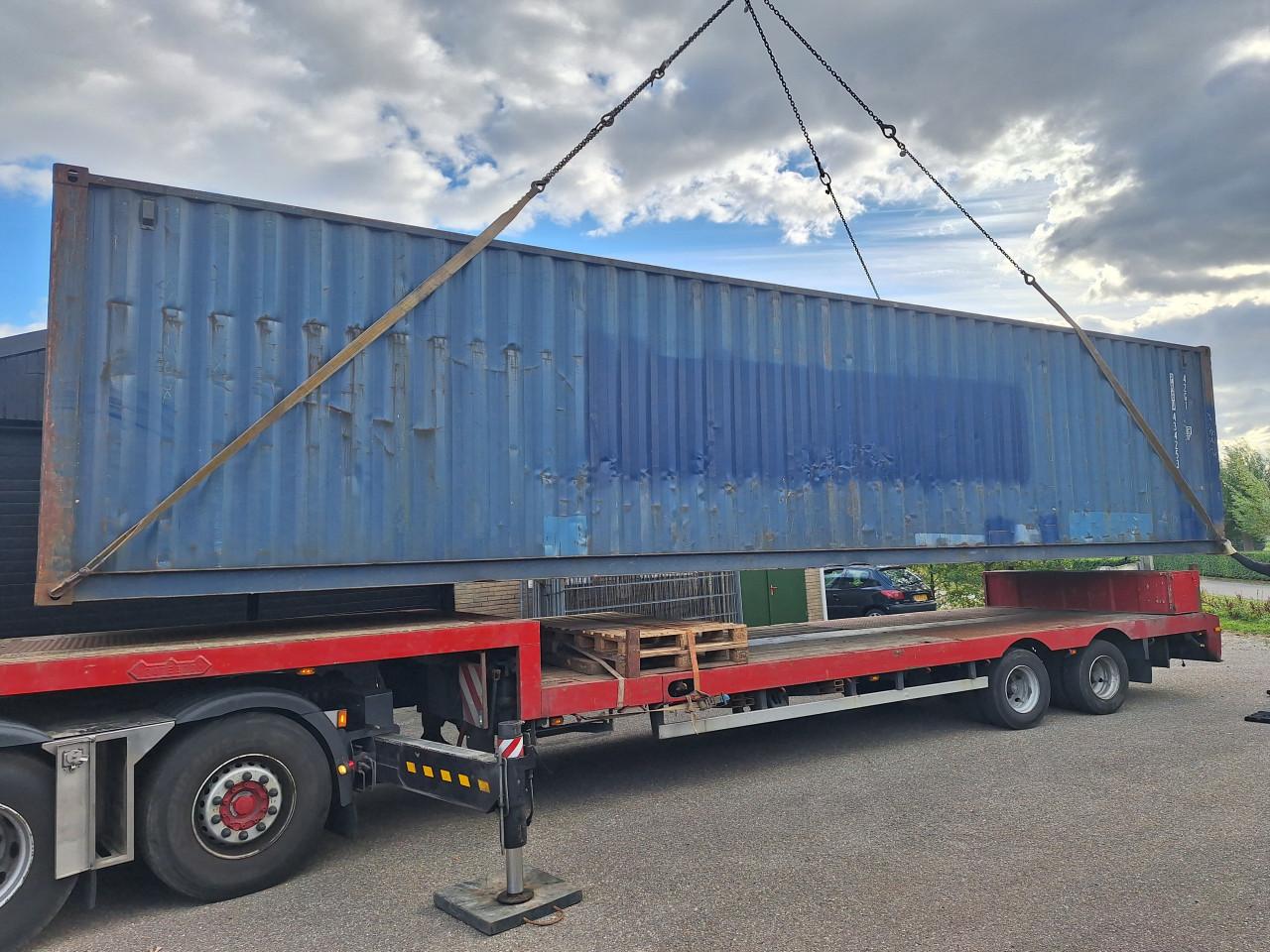 Container 40ft, zeecontainer, opslagcontainer, berging, opslagruimte