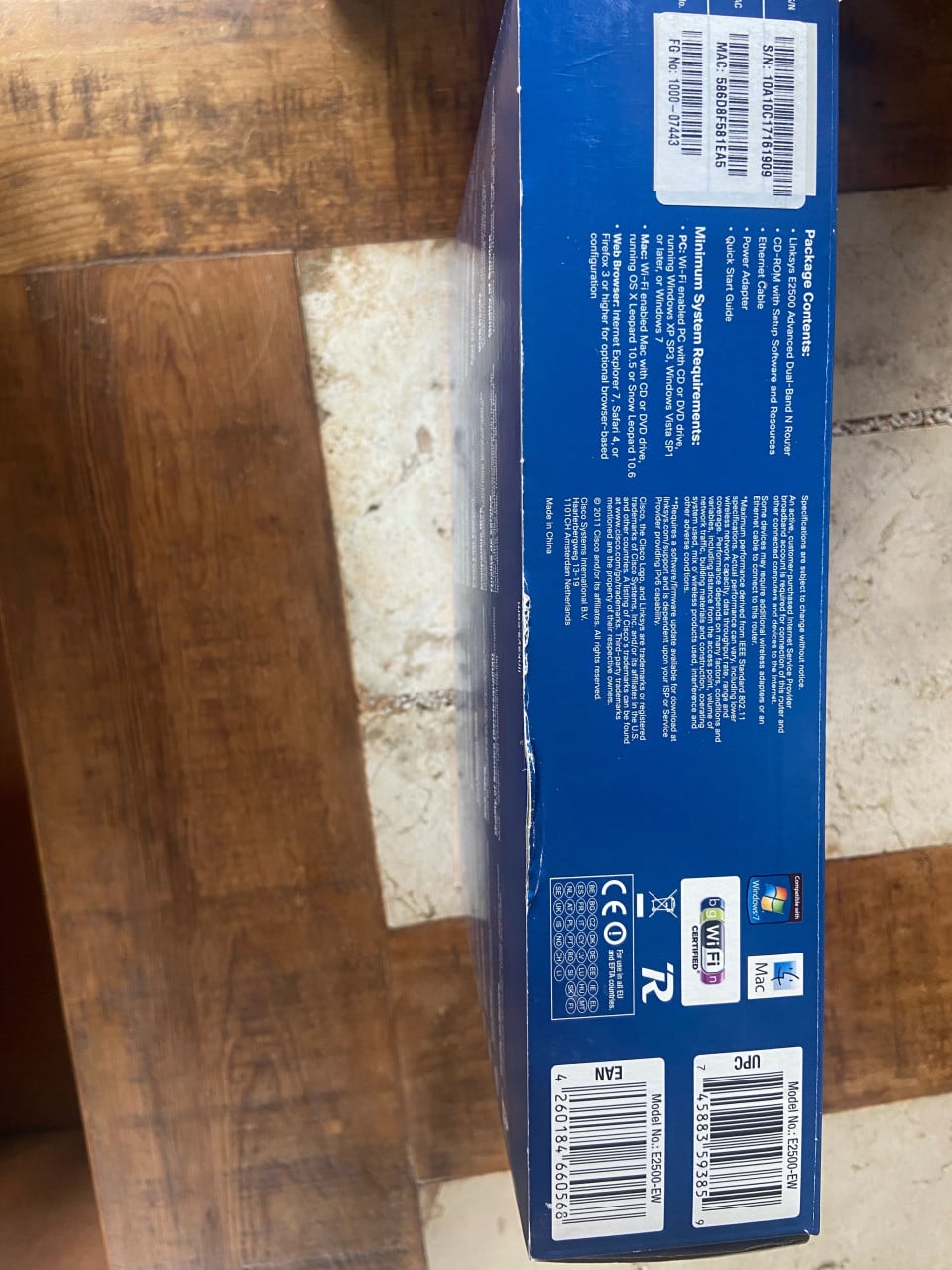 Cisco router Linksys E 2500