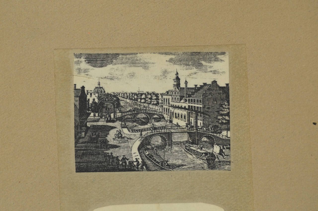 Gravure 't Spui Den Haag 1765