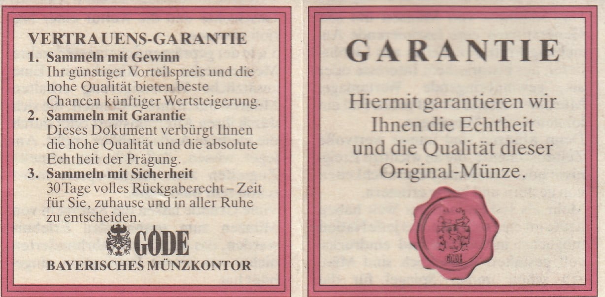 Munt / Penning (medaille) / Duitsland