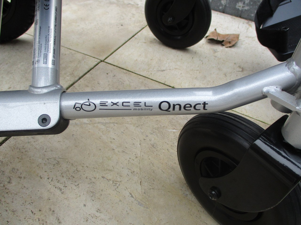 Zgan Excel Qnect opvouwbare elektrische rolstoel met nieuwe accu,s