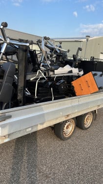 Oude metalen oud ijzer