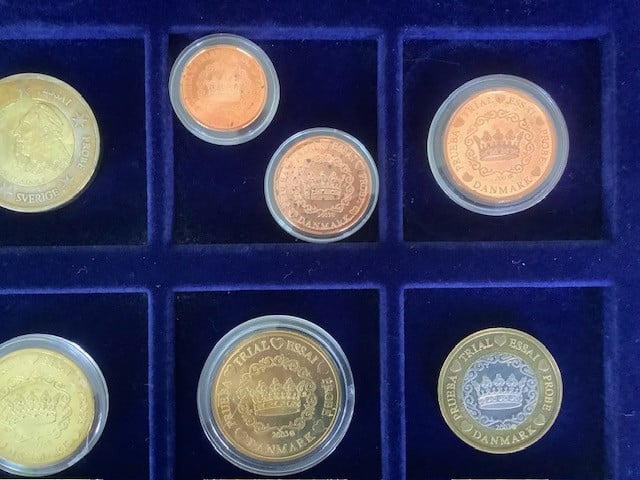 Cassette met euro probes , 14 stuks.
