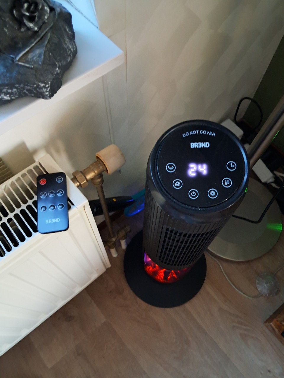Elektrische torenkachel met vlammenspel