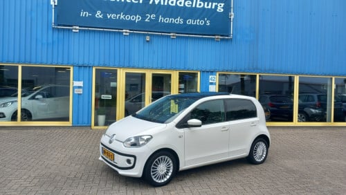 Volkswagen UP 1.0 high up! BleuMotion 5drs bj:2013 airco-panoramadak !!