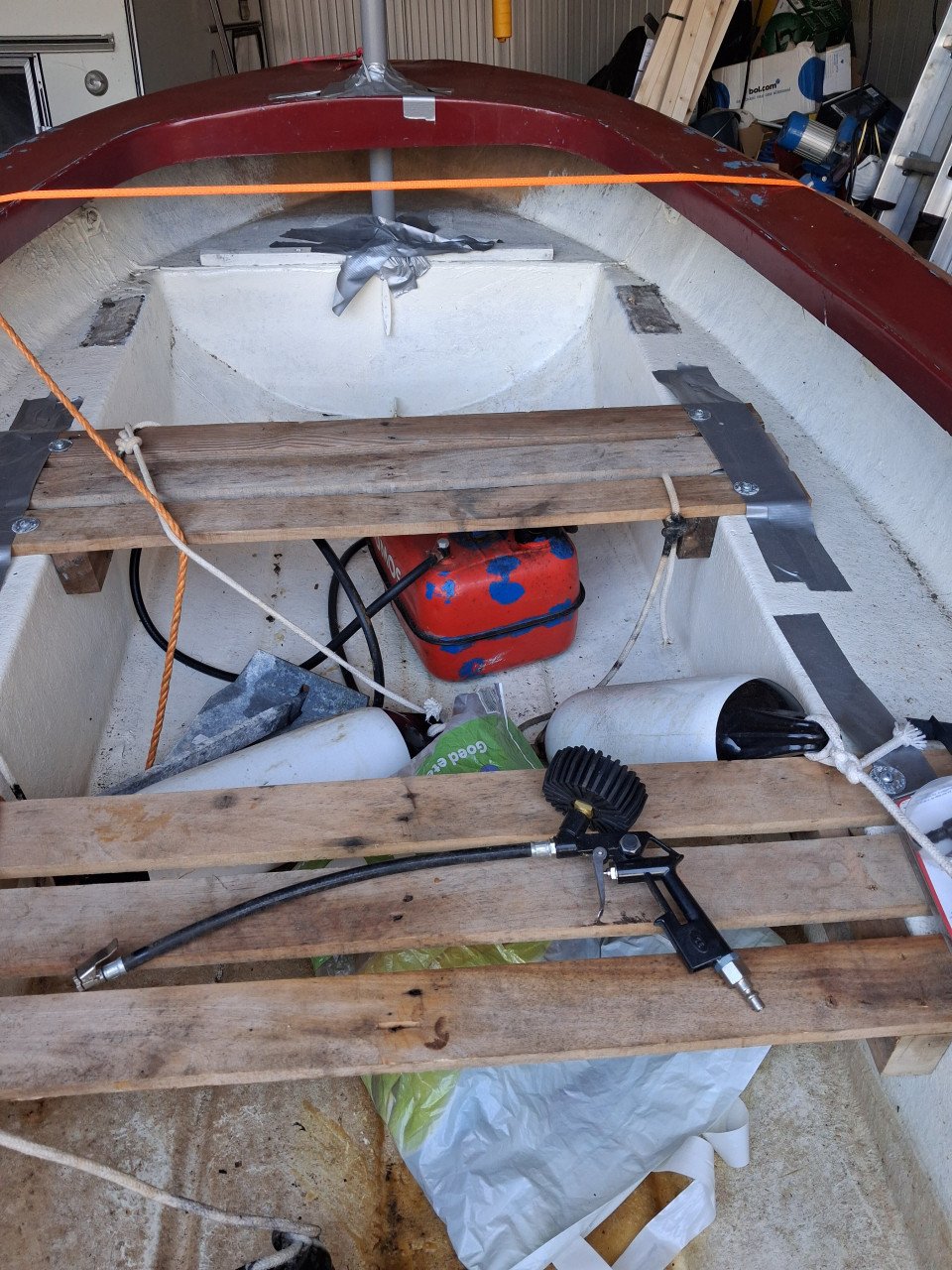 Te Koop Trailer met motorbootje
