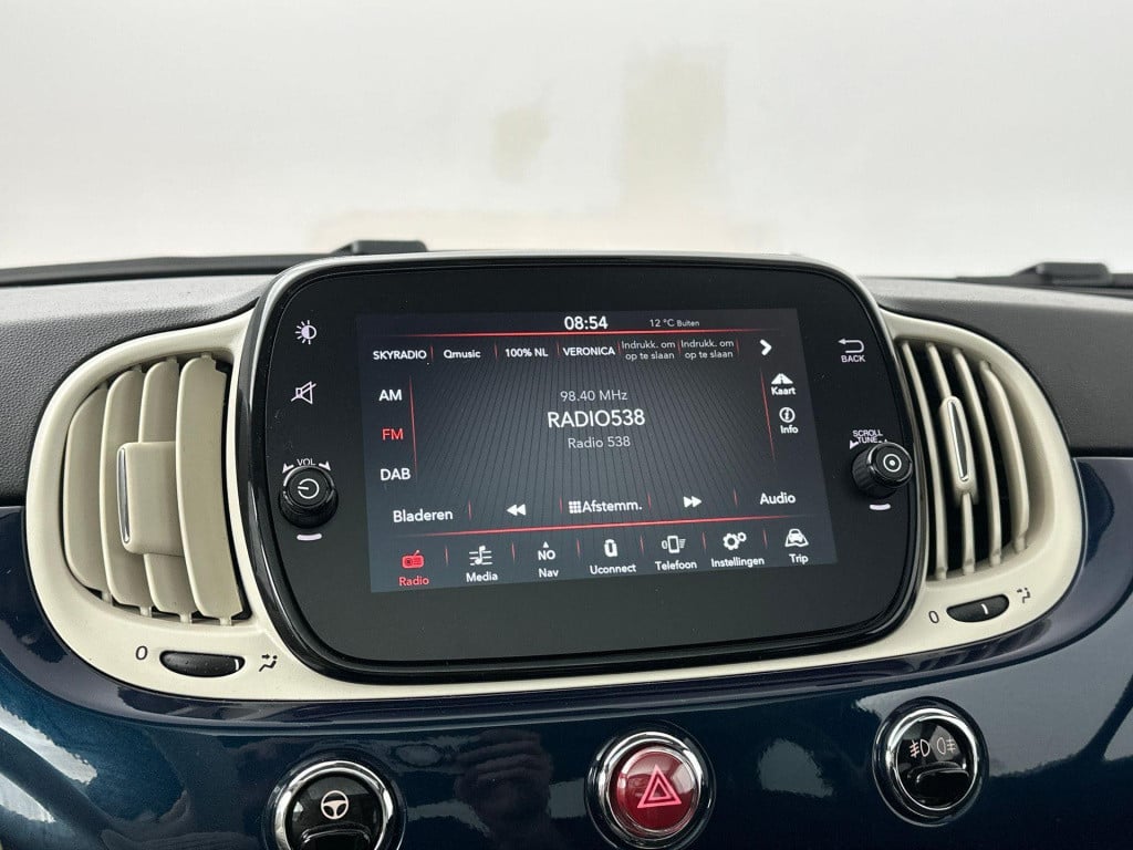 Fiat 500 1.0 hybrid dolcevita navi | panoramadak | climate control | lichtm