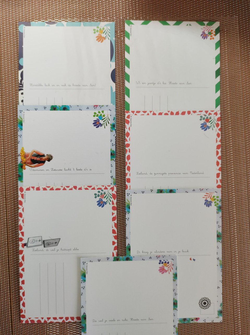 Partij mooie Zeeuwse ansichtkaarten van Zeeuwse Sien