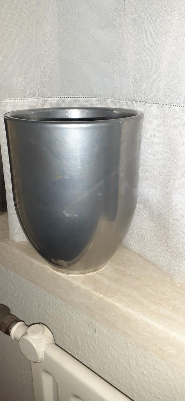 10x Bloempotten * Zilver * + Beeldjes 9x / onderzetters 10x *** Silver ***