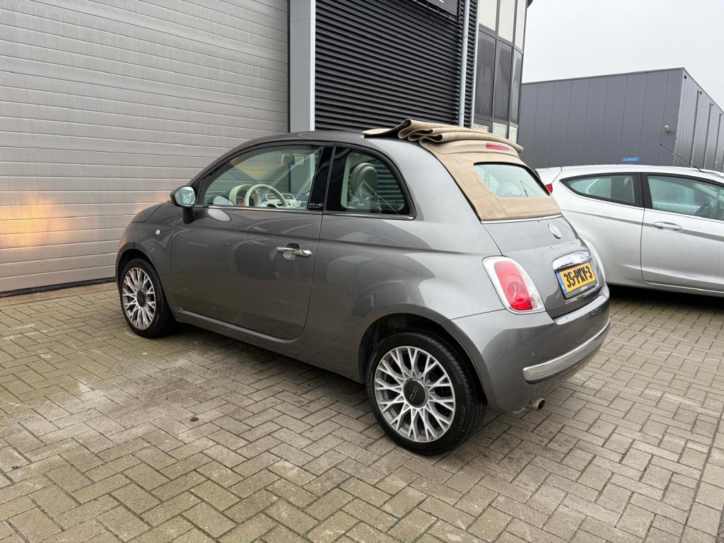 Fiat 500 1.2 lounge/automaat/cabrio/airco/lichtmetaal/