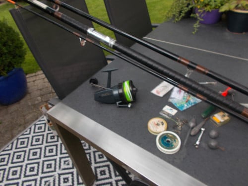 Complete strand / zeehengelset DIRECT VISKLAAR