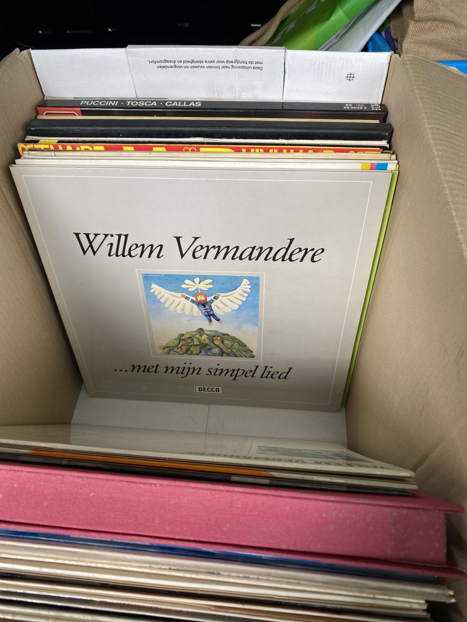 Klassieke muziek + zangers : M. Callas, E. Piaf, J. Brel e.d. LP’s