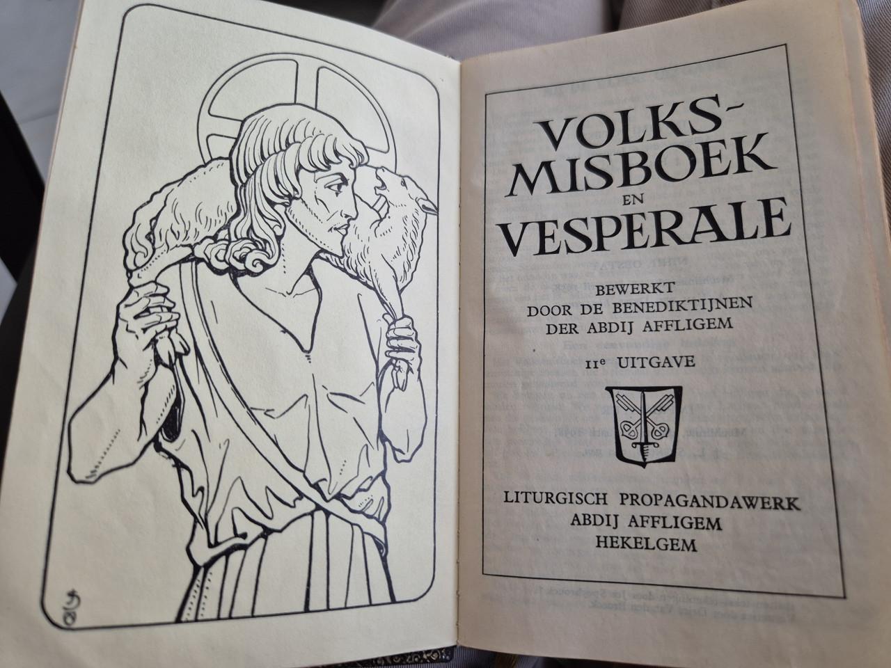 Volksmisboek en vesperale