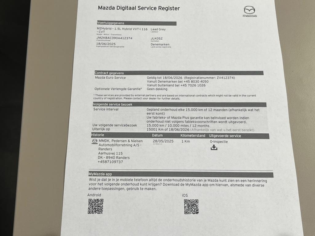 Mazda 2 Hybrid 1.5 centre-line 116 |rijklaar