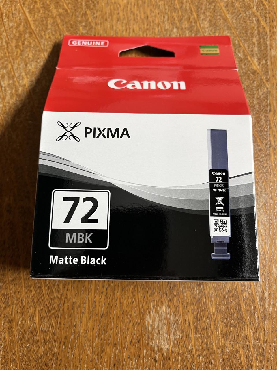 Canon Cartridges: 72MBK, 72PBK, 72PC(Canon Pro10-S)
