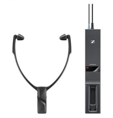 Hoofdtelefoon Sennheiser, Wifi Linlsys, Apple TV 4K