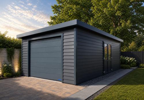 Kunststof garage op maat