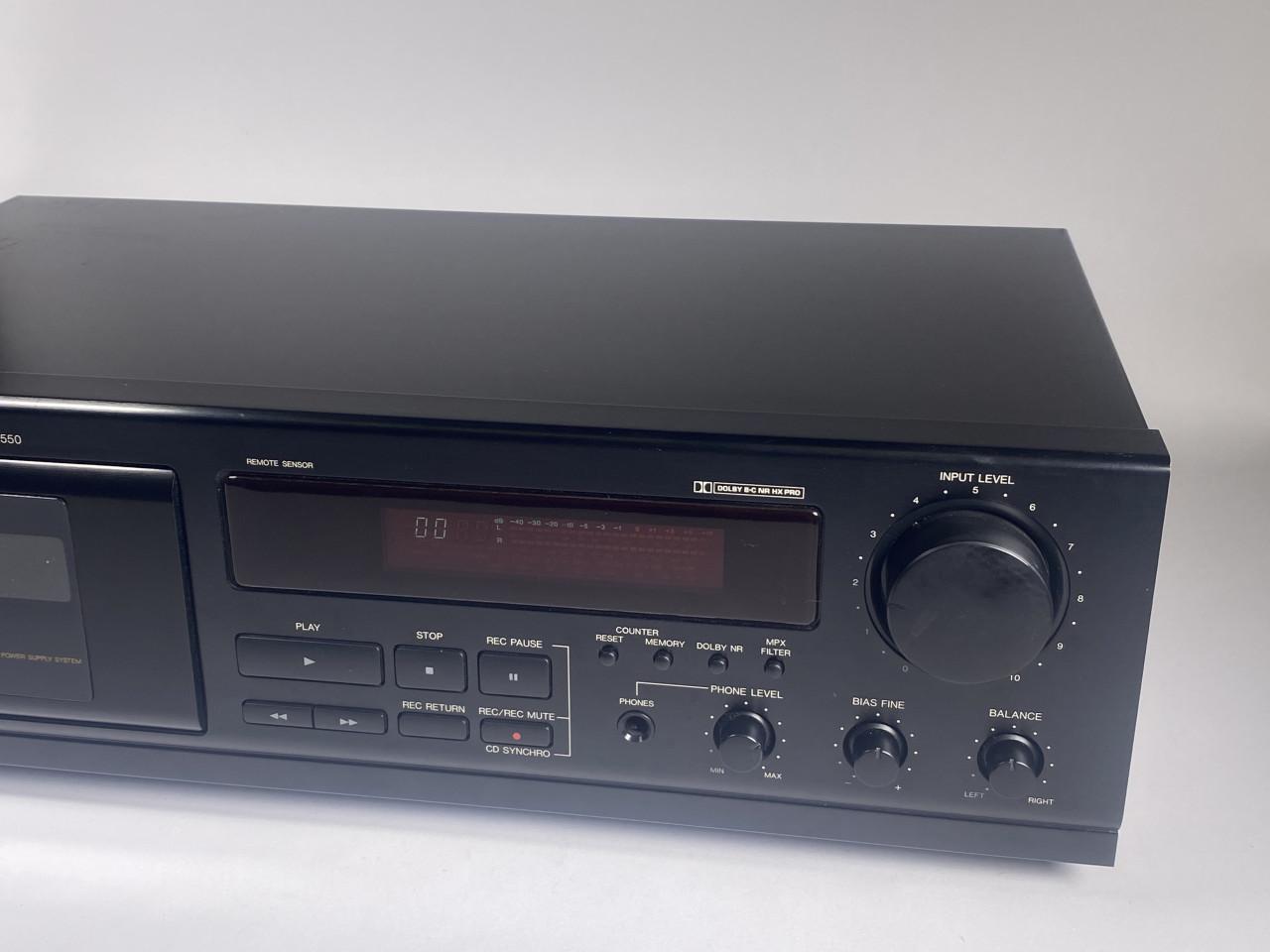 DENON DRM-550 cassette-deck (Dolby B-C/HX-pro)